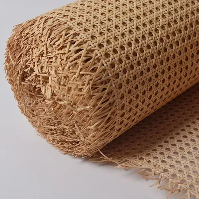 Natural Webbing Grid Indonesian Plastic Rattan Roll Chinese Repair Tool Material for Chair Cabinet Furniture Decor Natural Webbing Grid Indonesian Plastic Rattan Roll Chinese Repair Tool Material for Chair Cabinet Furniture Decor