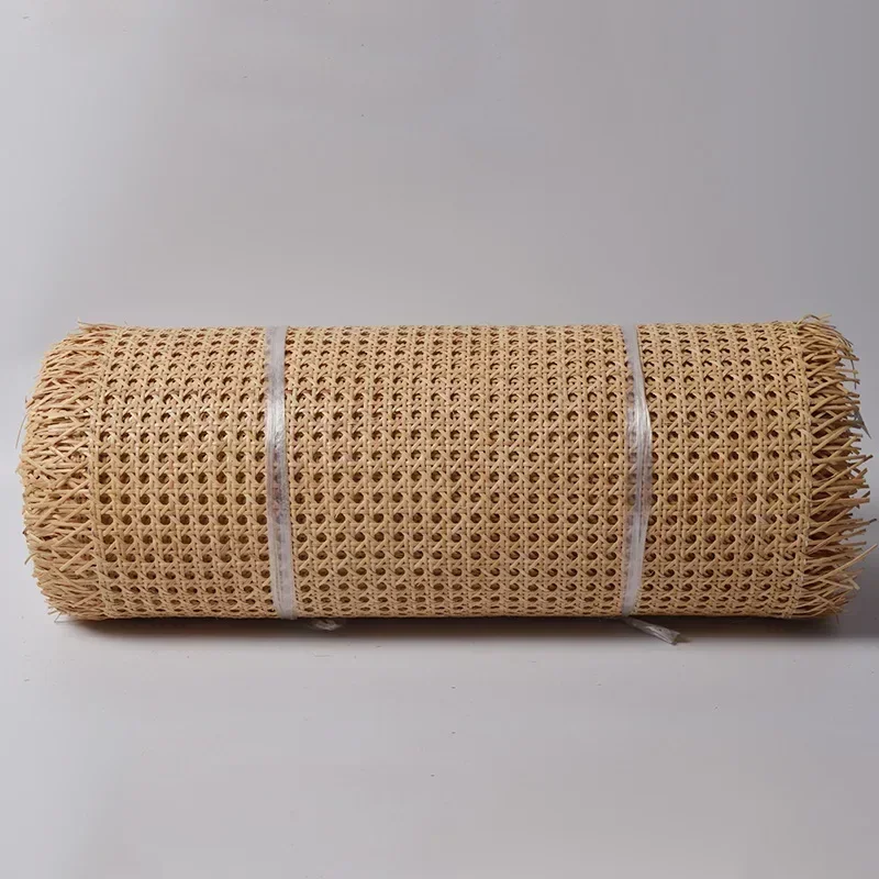 Natural Webbing Grid Indonesian Plastic Rattan Roll Chinese Repair Tool Material for Chair Cabinet Furniture Decor Natural Webbing Grid Indonesian Plastic Rattan Roll Chinese Repair Tool Material for Chair Cabinet Furniture Decor