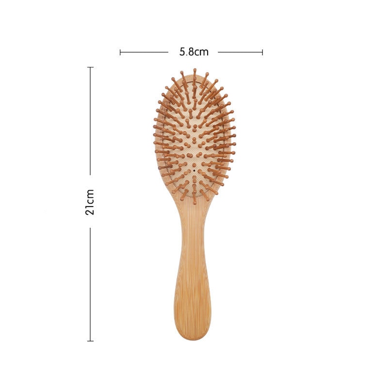 Natural Wood Bamboo Hairbrush