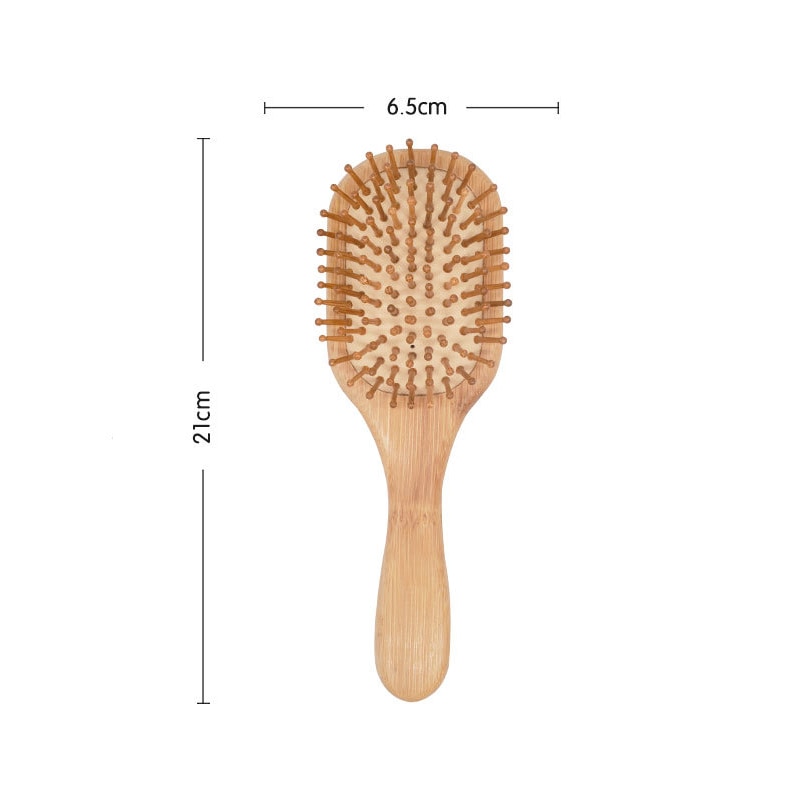 Natural Wood Bamboo Hairbrush