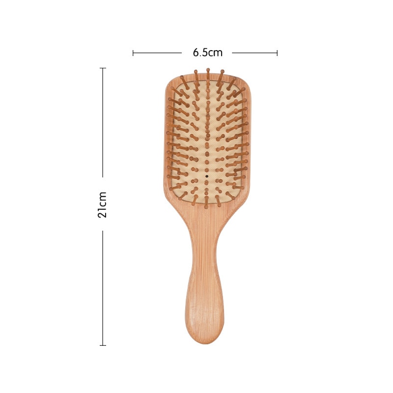 Natural Wood Bamboo Hairbrush