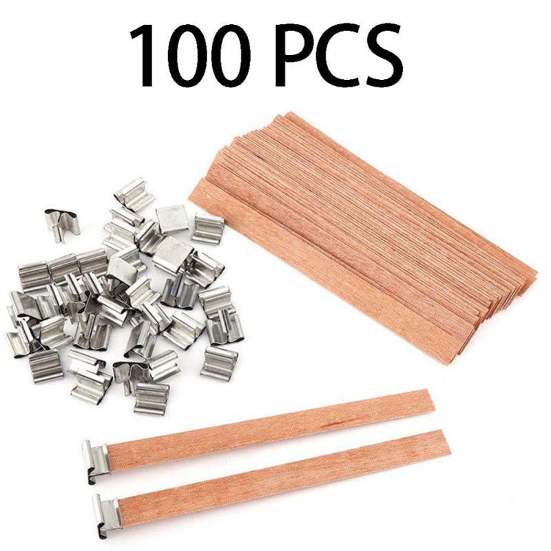 Natural Wood Candle Wicks (100 pcs) Natural Wood Candle Wicks (100 pcs)