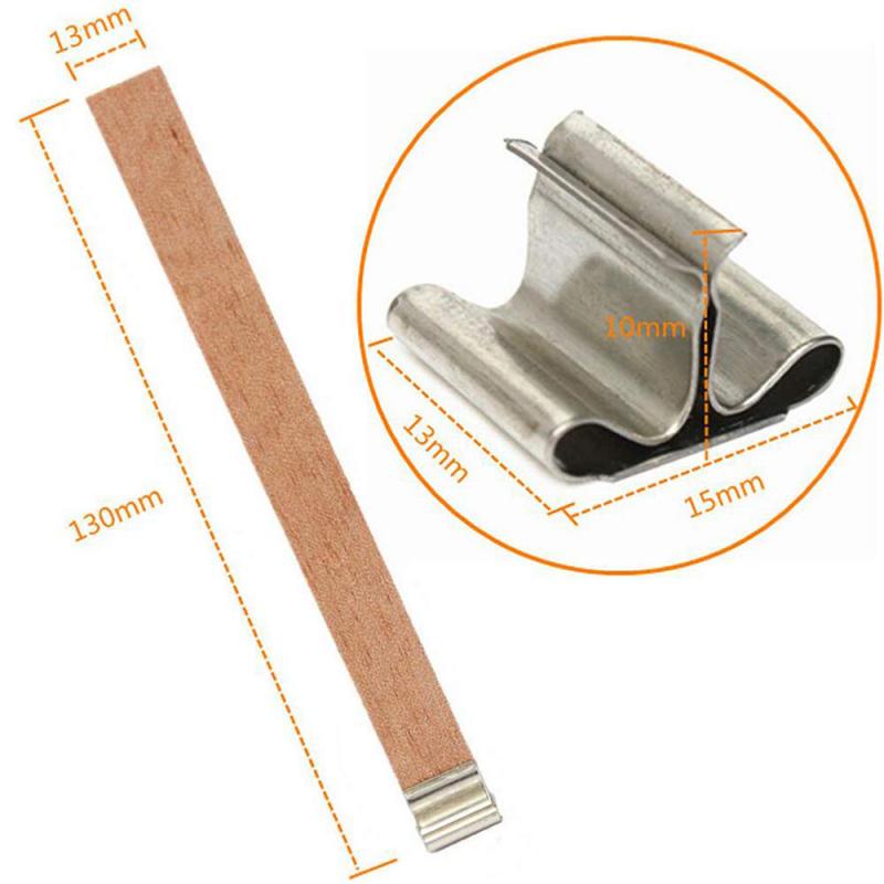 Natural Wood Candle Wicks (100 pcs) Natural Wood Candle Wicks (100 pcs)
