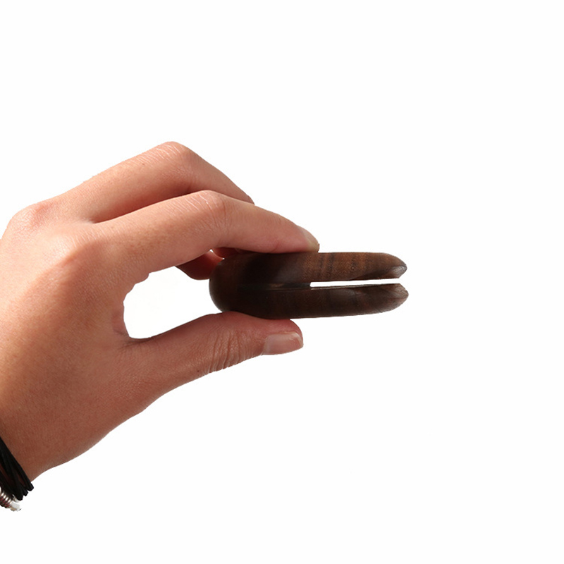 Natural Wood Donut Clip