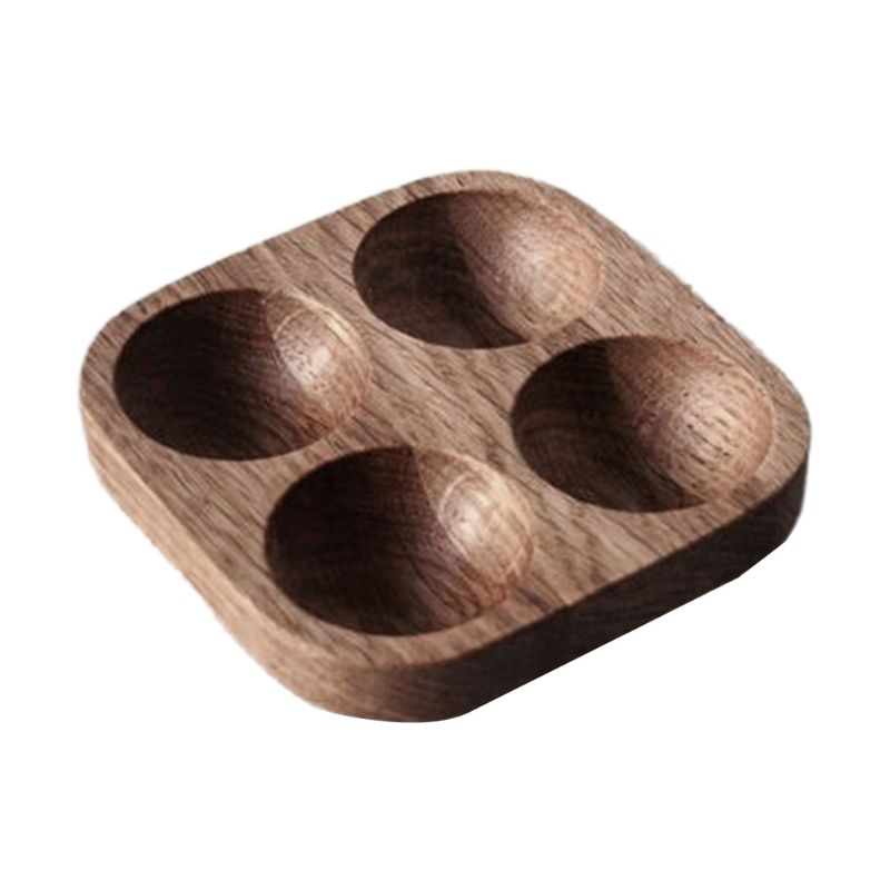 Natural Wood Egg Holder Tray
