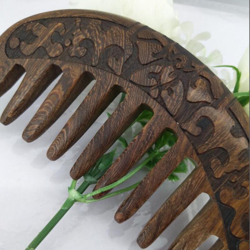Natural Wood Wide Tooth Comb Natural Wood Wide Tooth Comb
