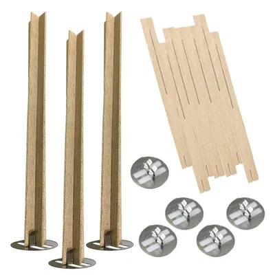 Natural Wooden Candle Wicks (50pcs) Natural Wooden Candle Wicks (50pcs)