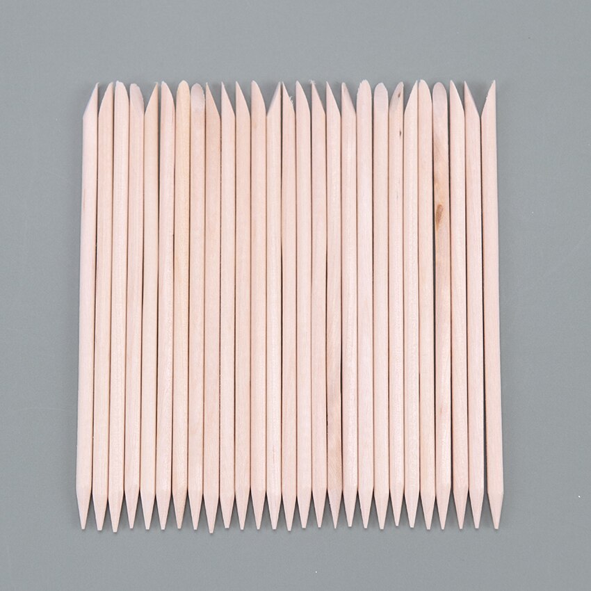 Natural Wooden Cuticle Sticks (100pcs)