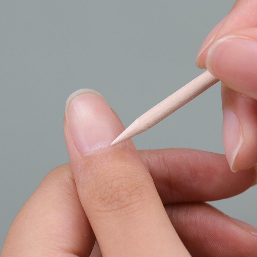 Natural Wooden Cuticle Sticks (100pcs)