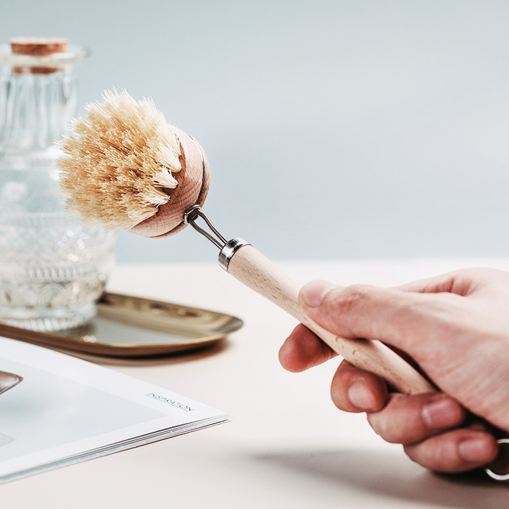 Natural Wooden Dish Brush Tool