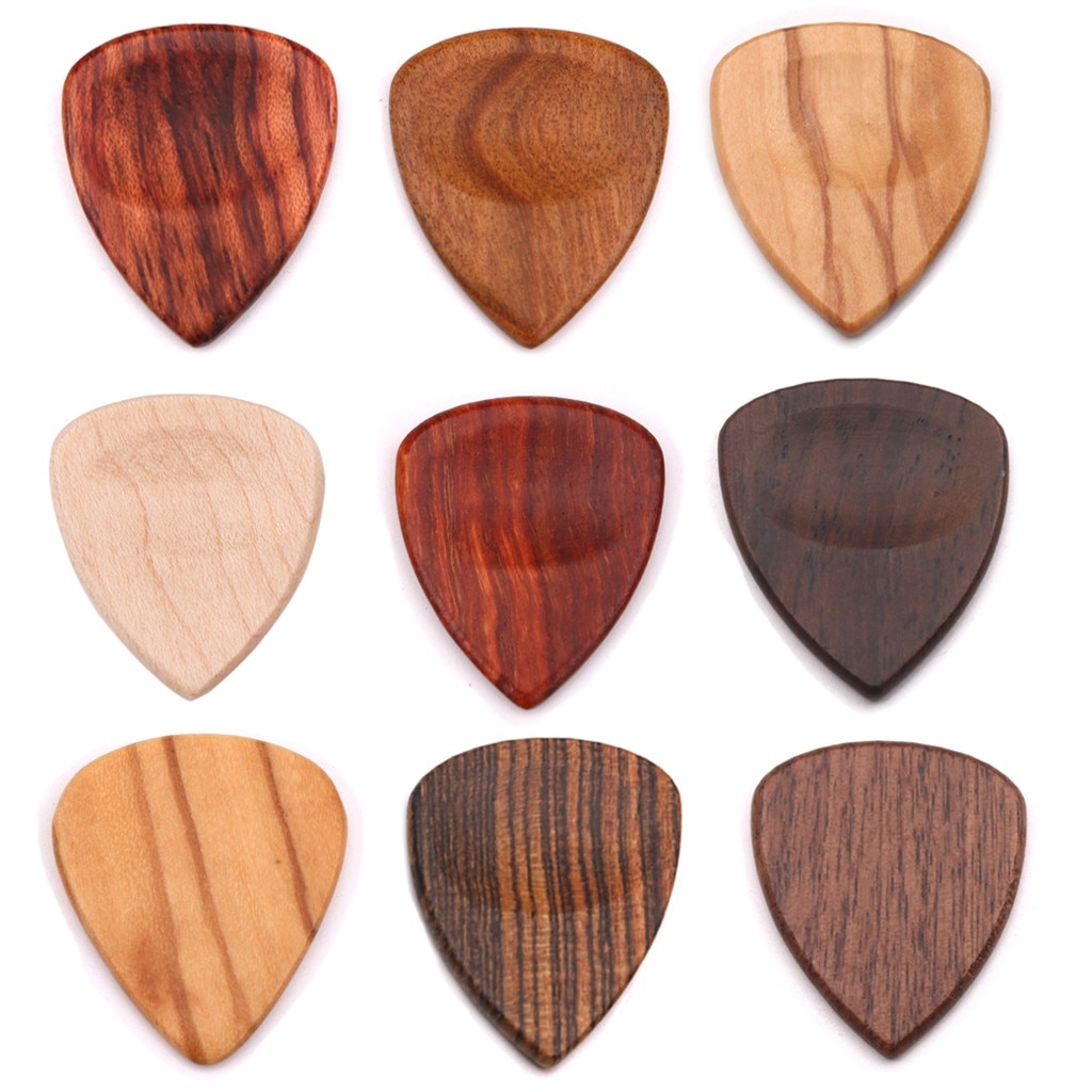 Natural Wooden Guitar Pick Natural Wooden Guitar Pick