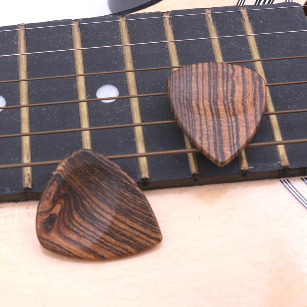 Natural Wooden Guitar Pick