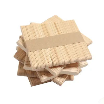 Natural Wooden Popsicle Sticks (50 Pcs) Natural Wooden Popsicle Sticks (50 Pcs)