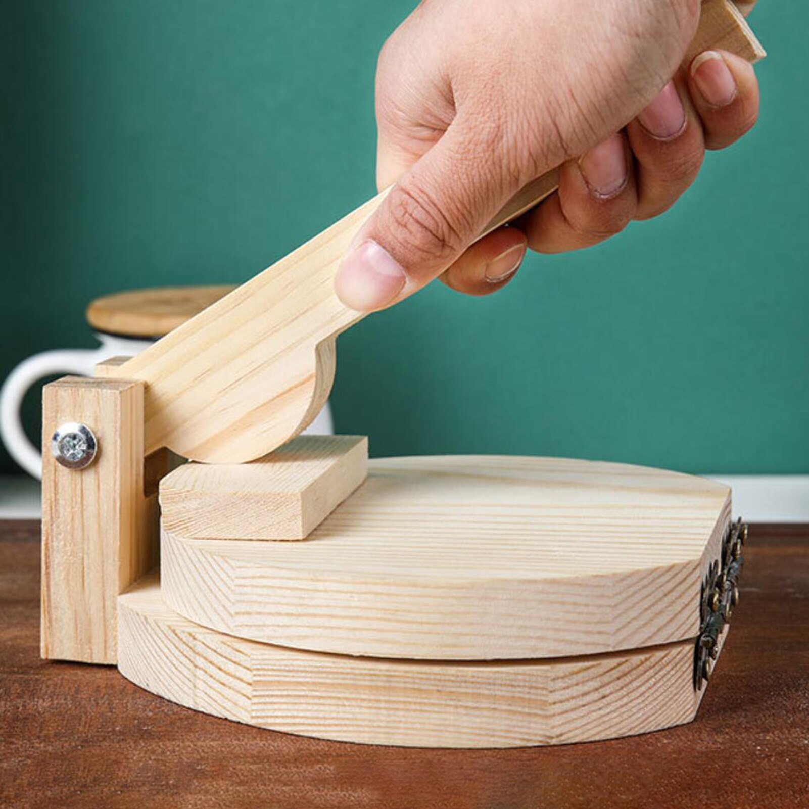 Natural Wooden Tortilla Press Natural Wooden Tortilla Press