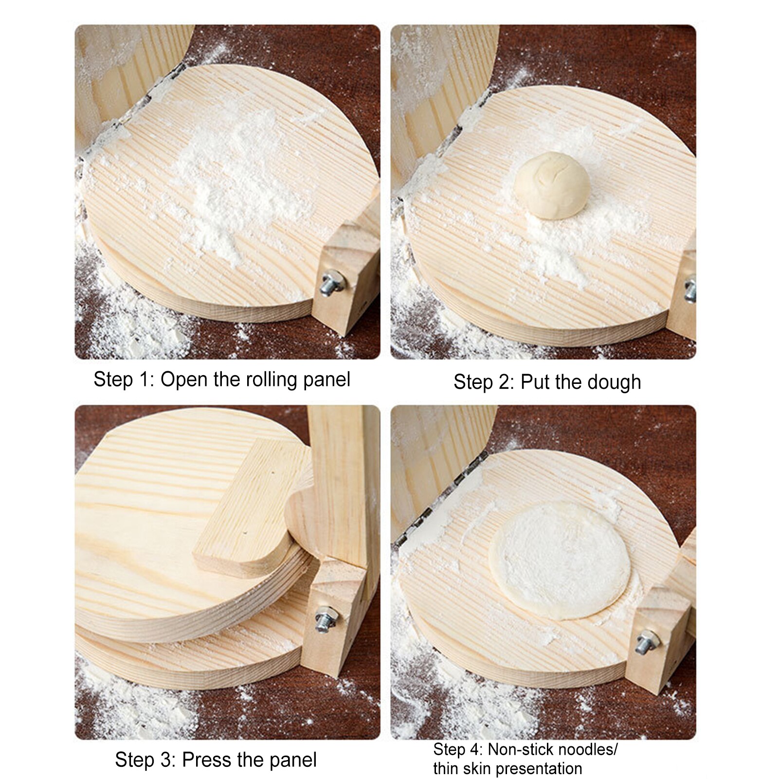 Natural Wooden Tortilla Press Natural Wooden Tortilla Press