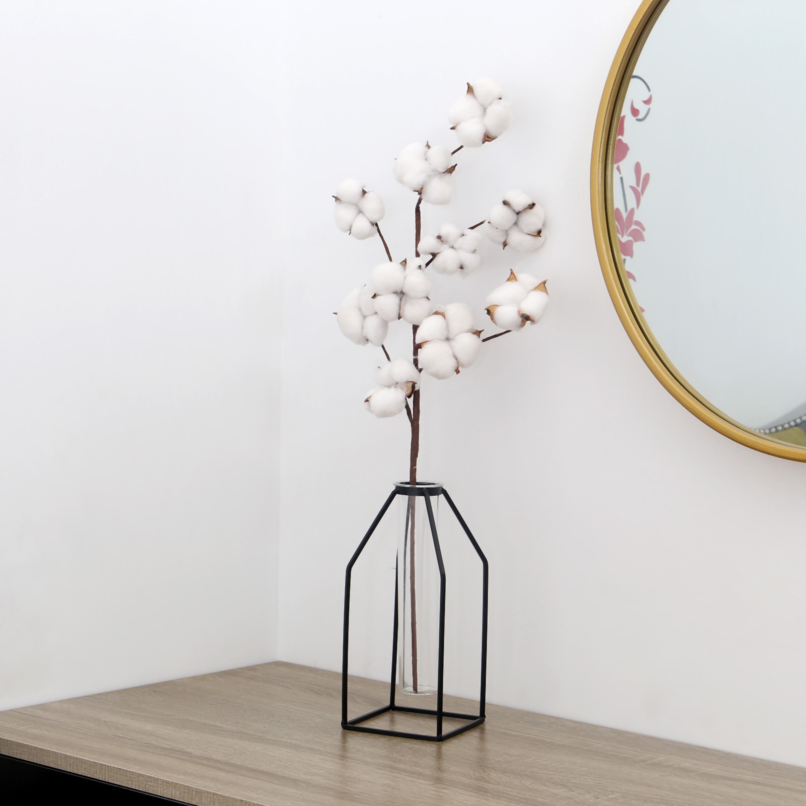 Naturally Dried Cotton Stem Home Ornament Naturally Dried Cotton Stem Home Ornament