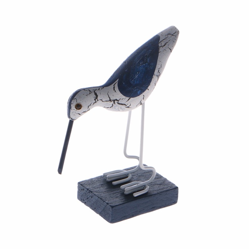 Nautical Decorative Wooden Birds (3pcs)