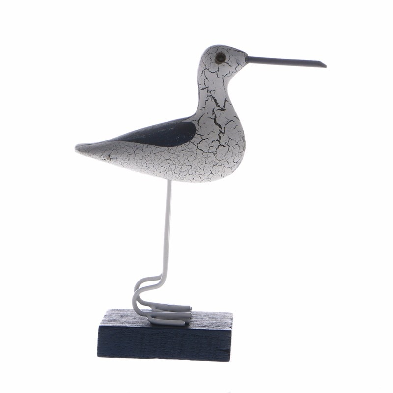 Nautical Decorative Wooden Birds (3pcs)