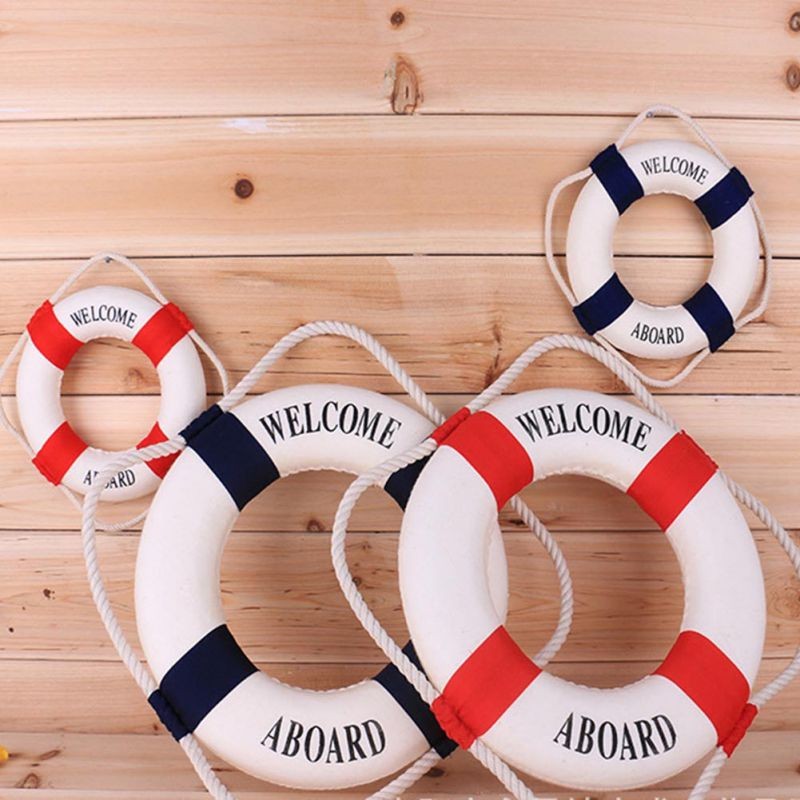 Nautical Life Preserver Ring Decoration