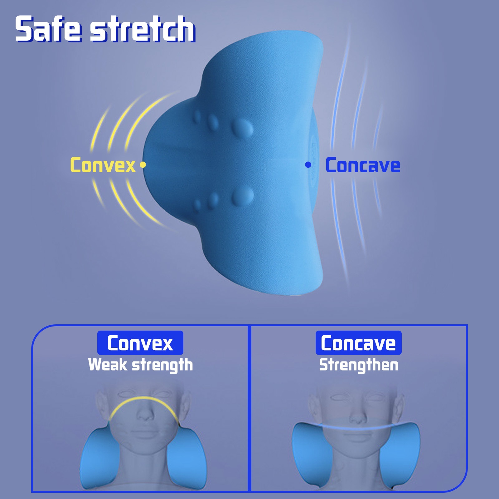 Neck and Shoulder Relaxer Chiropractic Pillow