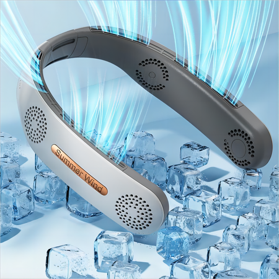 Neck Fan 4 Turbo 2400mAh Portable Ventilator Bladeless Cooling Mute Fan USB Rechargeable Wearable Neckband Fan for Neck Fan 4 Turbo 2400mAh Portable Ventilator Bladeless Cooling Mute Fan USB Rechargeable Wearable Neckband Fan for