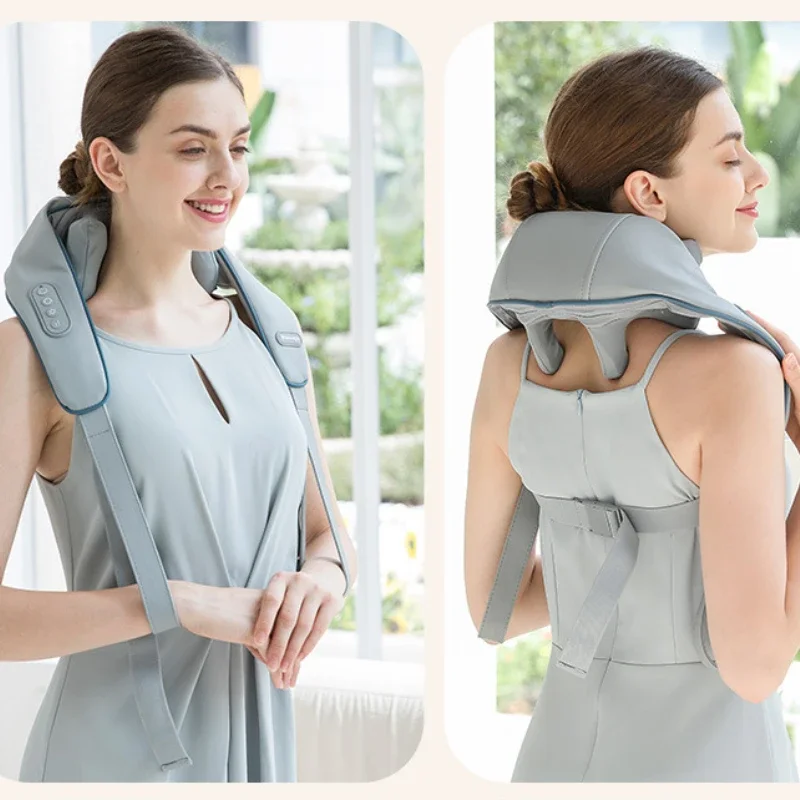 Neck Massager Back Shoulder Massager for Muscle Relax Multifunctional Neck And Shoulder Relaxing Massage Shawl Neck Massager Back Shoulder Massager for Muscle Relax Multifunctional Neck And Shoulder Relaxing Massage Shawl