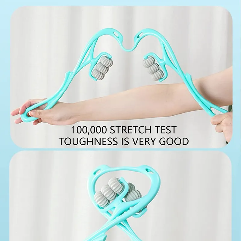 Neck Massager Handheld Shoulder Aids With Ball Shiatsu Deep Muscle Relaxation Massage Pain Relief Neck Massager Handheld Shoulder Aids With Ball Shiatsu Deep Muscle Relaxation Massage Pain Relief