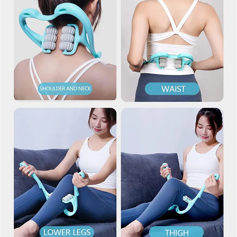 Neck Massager Handheld Shoulder Aids With Ball Shiatsu Deep Muscle Relaxation Massage Pain Relief Neck Massager Handheld Shoulder Aids With Ball Shiatsu Deep Muscle Relaxation Massage Pain Relief