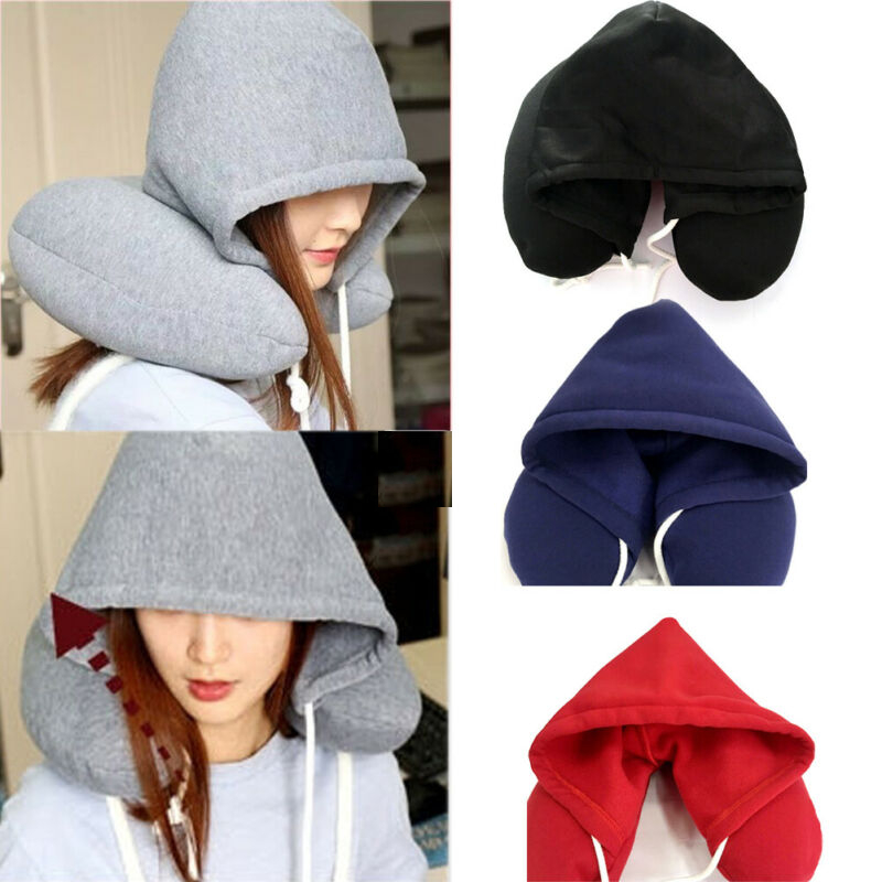Neck Pillow Hoodie Travel Pillow