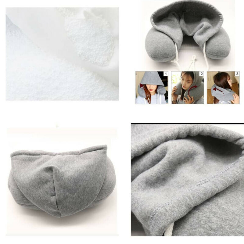 Neck Pillow Hoodie Travel Pillow