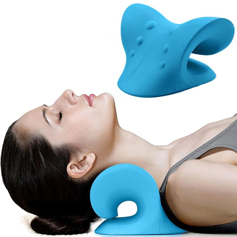 Neck Shoulder Stretcher Relaxer Cervical Chiropractic Traction Device Pillow for Pain Relief Cervical Spine Alignment Neck Shoulder Stretcher Relaxer Cervical Chiropractic Traction Device Pillow for Pain Relief Cervical Spine Alignment