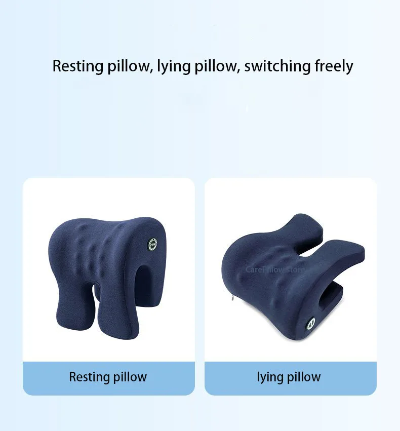 Neck Support Office Rest Lunch Break Orthopedic Student Desk Sleeping Memory Foam Nap Pillow For Travel Headrest