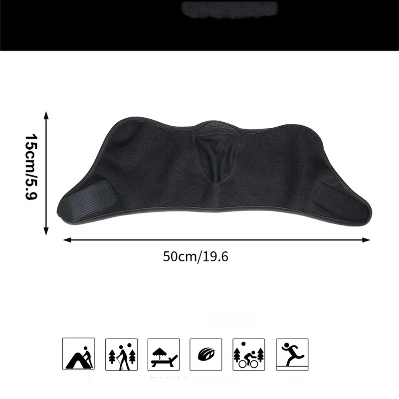 Neck Warm Scarf Windproof Ear Mask Ski Riding Mask Sports Ski Hiking Warm Half Mask For Men And Women Winter Outdoor