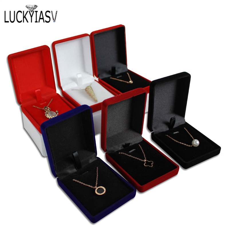 Necklace Case Velvet Jewelry Holder Necklace Case Velvet Jewelry Holder