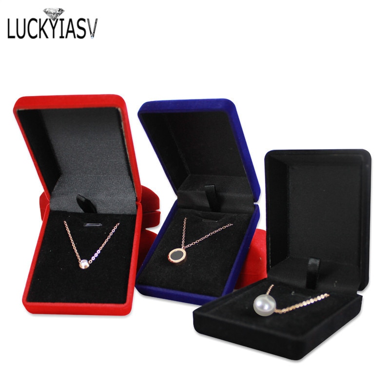 Necklace Case Velvet Jewelry Holder Necklace Case Velvet Jewelry Holder