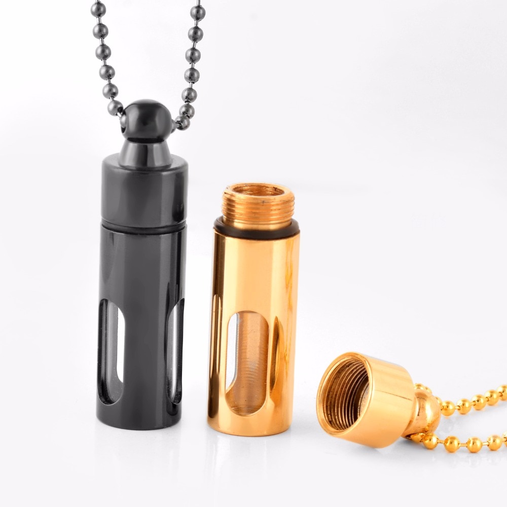 Necklace for Ashes Cylinder Pendant Necklace for Ashes Cylinder Pendant