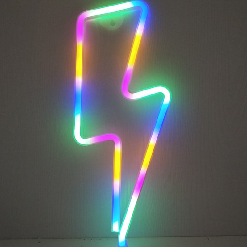 Neon Lightning Bolt LED Decor Light Neon Lightning Bolt LED Decor Light