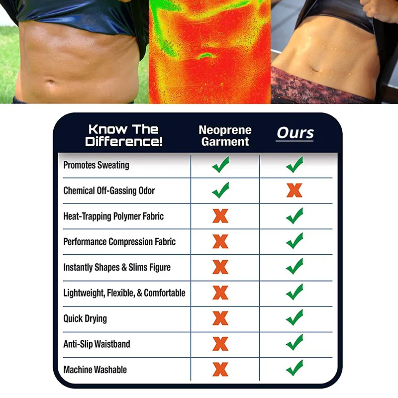 Neoprene Sweat Sauna Vest Waist Trainer Slimming Body Shapers Vest Shapewear Corset Gym Underwear Fat Burn Tank Top