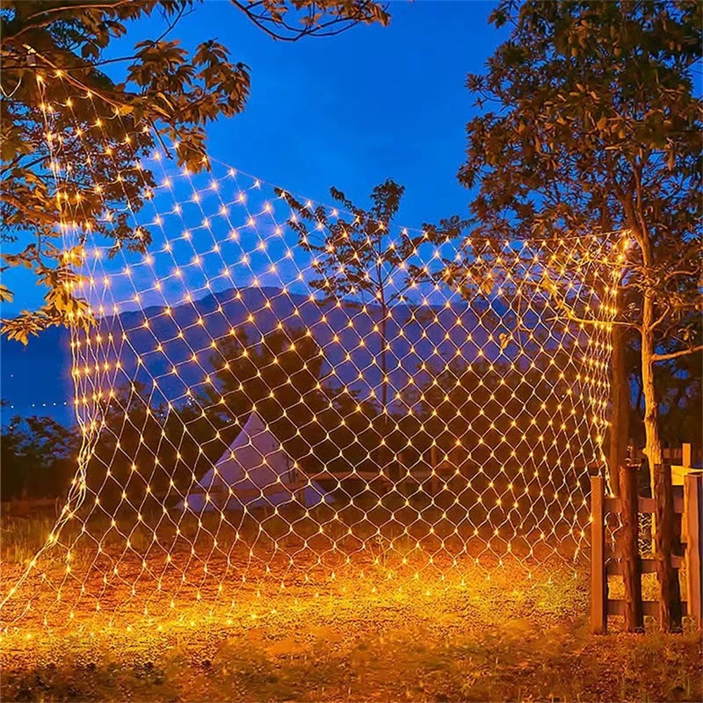 Net Mesh Led Lights LED String Christmas Fairy Curtain Garland Outdoor Waterproof For Party Garden Wedding Decoration Net Mesh Led Lights LED String Christmas Fairy Curtain Garland Outdoor Waterproof For Party Garden Wedding Decoration