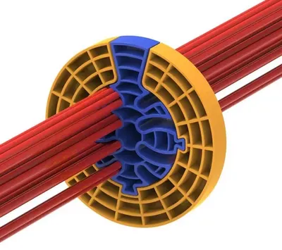Network Carding Device Cable Comb Fireproof ABS Plastic Generic Cabling Category 5 And 6 Network Cables Laying And