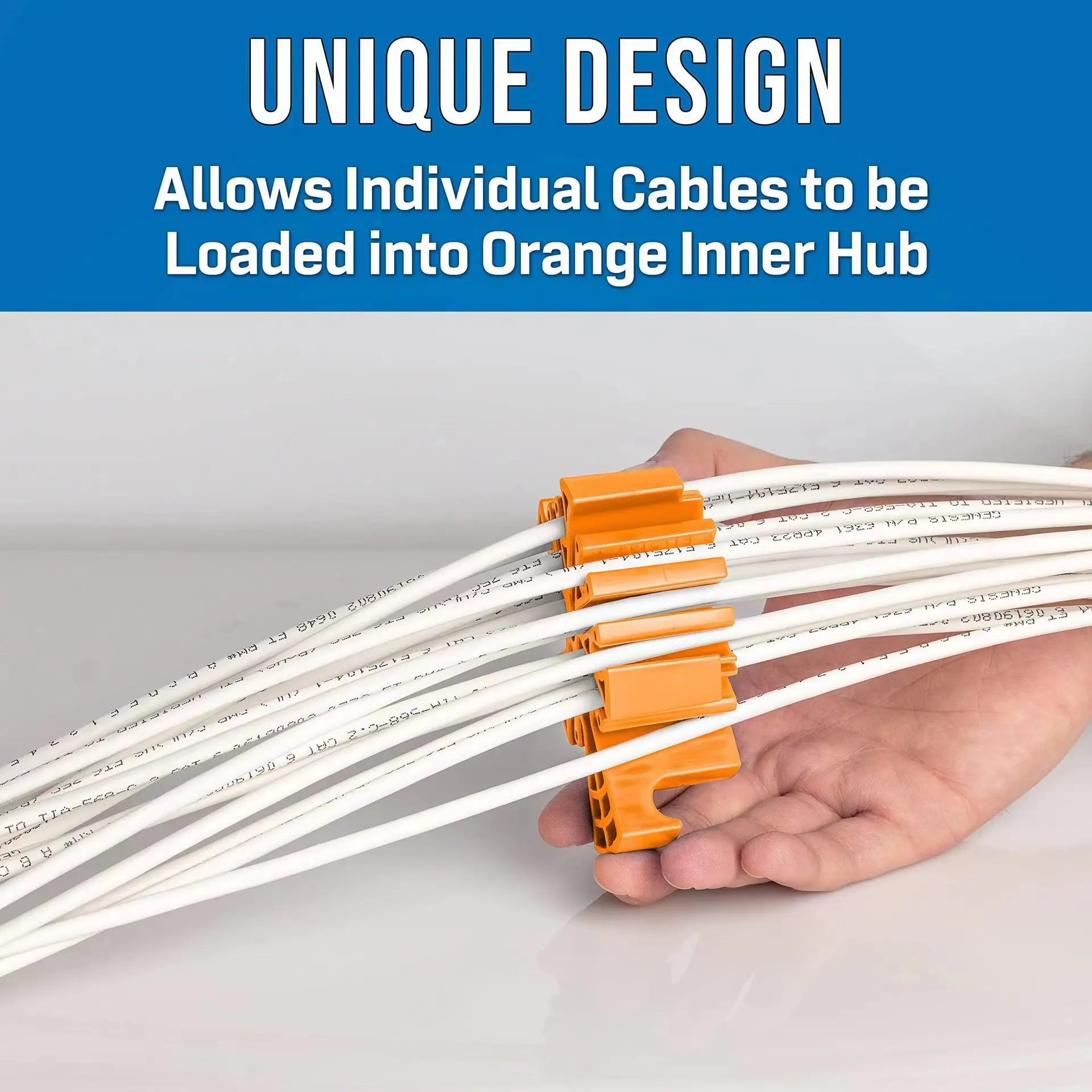 Network Carding Device Cable Comb Fireproof ABS Plastic Generic Cabling Category 5 And 6 Network Cables Laying And
