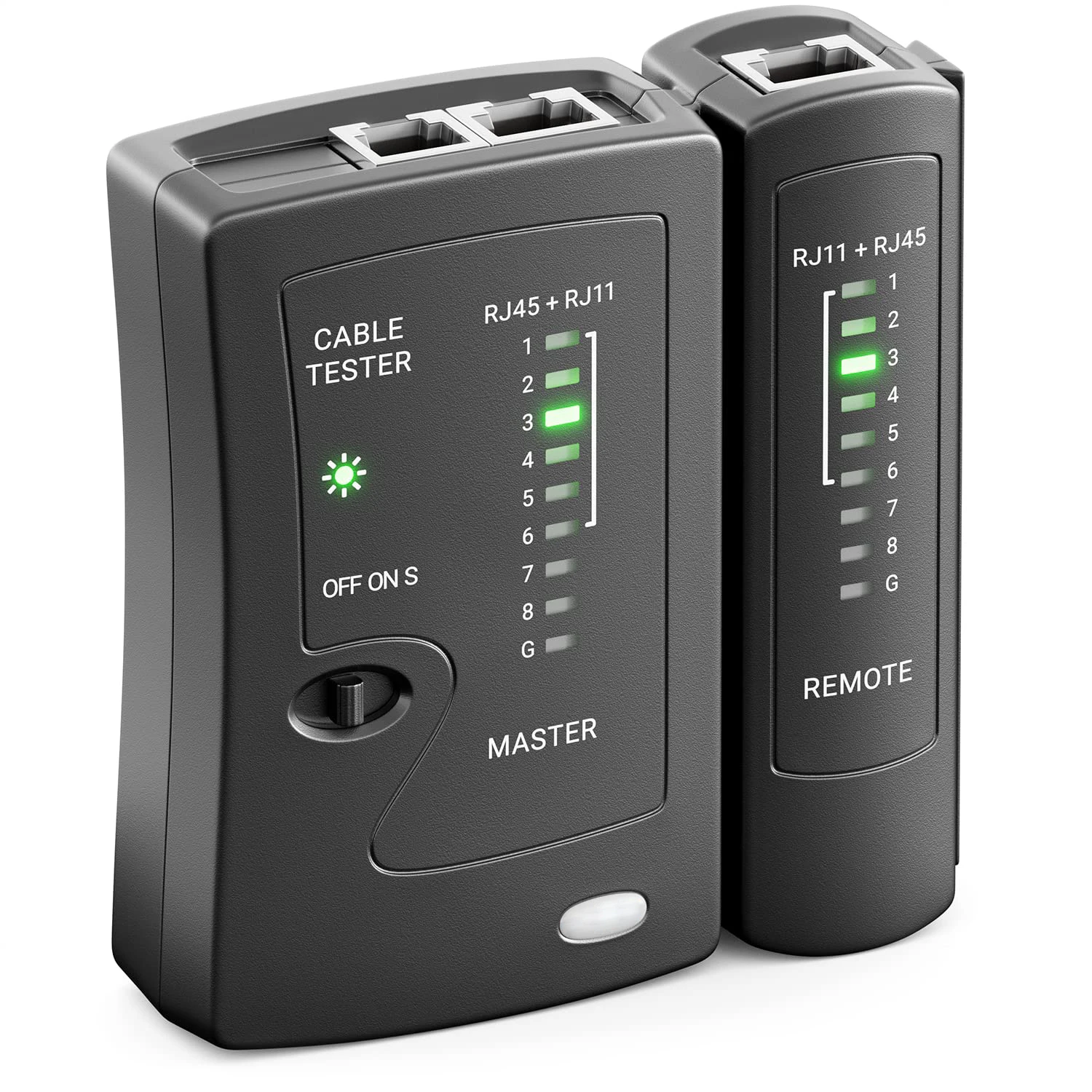 Network Ethernet Cable Tester for LAN RJ45 Cat5 Cat5e Cat6 Cat6a Cat7 UTP/Shielded Cable and RJ11 RJ12 Network Ethernet Cable Tester for LAN RJ45 Cat5 Cat5e Cat6 Cat6a Cat7 UTP/Shielded Cable and RJ11 RJ12