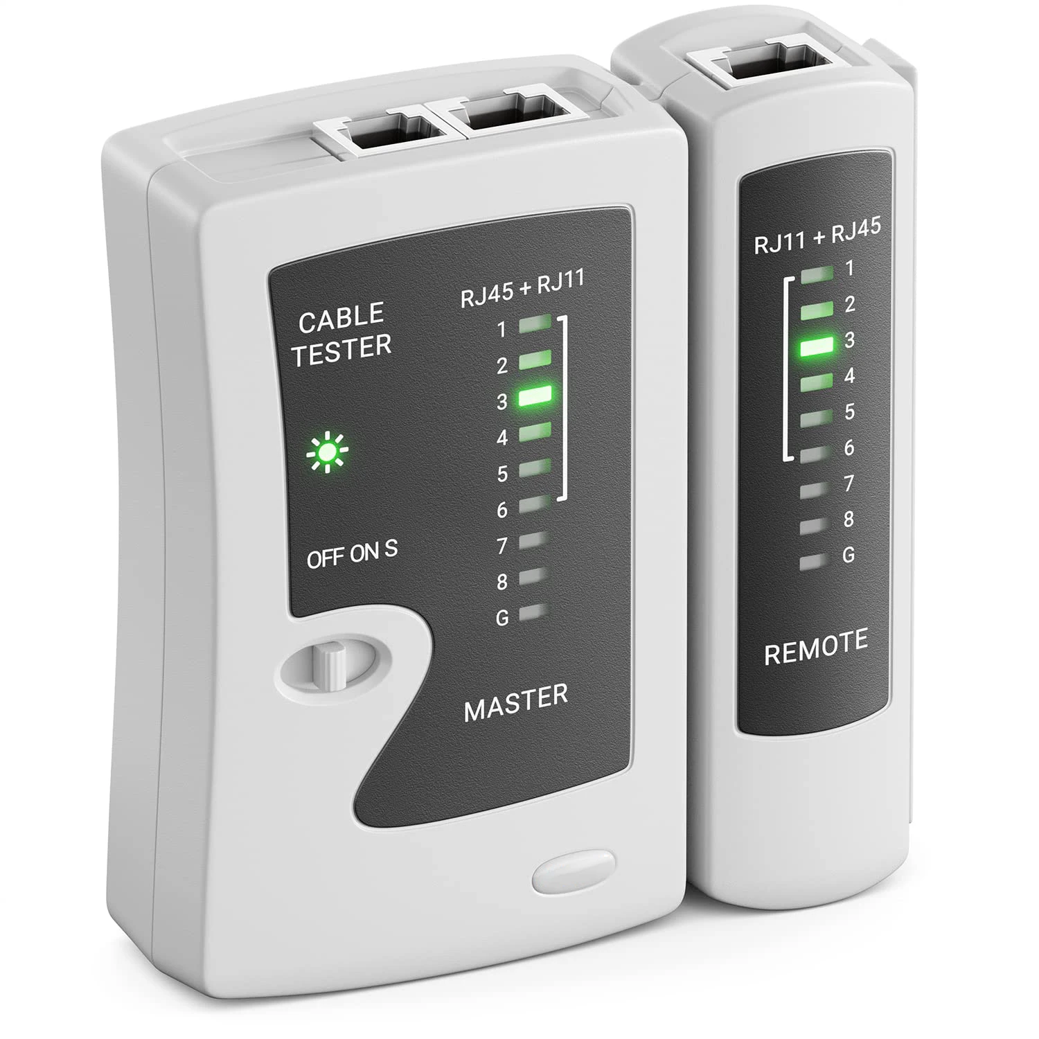 Network Ethernet Cable Tester for LAN RJ45 Cat5 Cat5e Cat6 Cat6a Cat7 UTP/Shielded Cable and RJ11 RJ12 Network Ethernet Cable Tester for LAN RJ45 Cat5 Cat5e Cat6 Cat6a Cat7 UTP/Shielded Cable and RJ11 RJ12