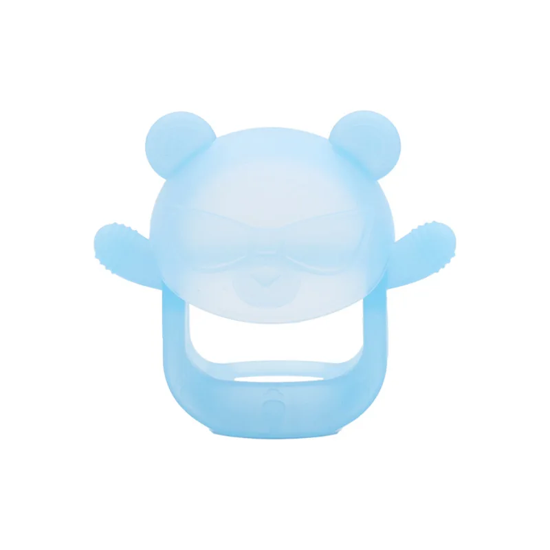 Never Drop Silicone Teething Toys for Babies Infant Hand Teether Pacifiers Breastfeeding Babies Teethers Toy For New