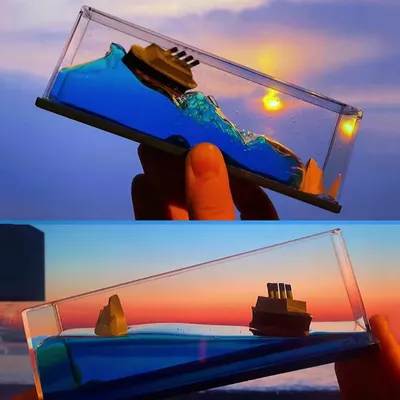 Never Sinking Titanic Design Drift Bottle