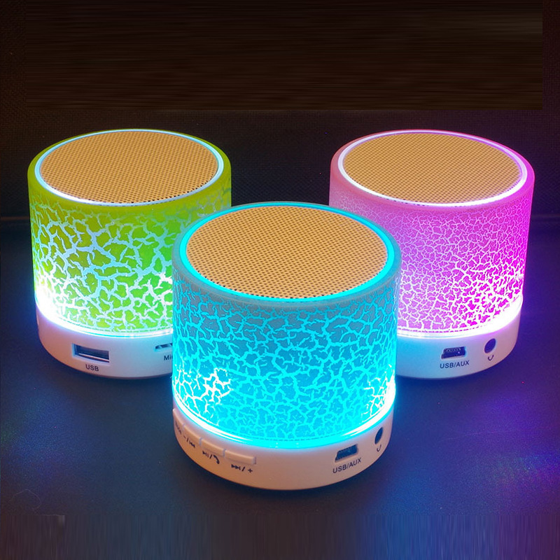 New Mini Portable Car Audio A9 Dazzling Crack LED Wireless Bluetooth 4.1 Subwoofer Speaker TF Card New Mini Portable Car Audio A9 Dazzling Crack LED Wireless Bluetooth 4.1 Subwoofer Speaker TF Card