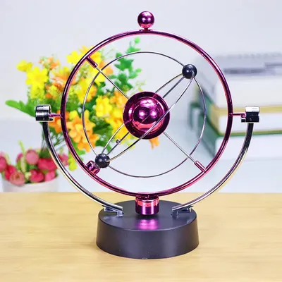 Newton Pendulum Ball Balance Ball Rotating Perpetual Motion Physical Science Pendulum Toy Physics Tumbler Craft Home