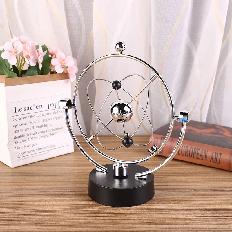 Newton Pendulum Ball Balance Ball Rotating Perpetual Motion Physical Science Pendulum Toy Physics Tumbler Craft Home