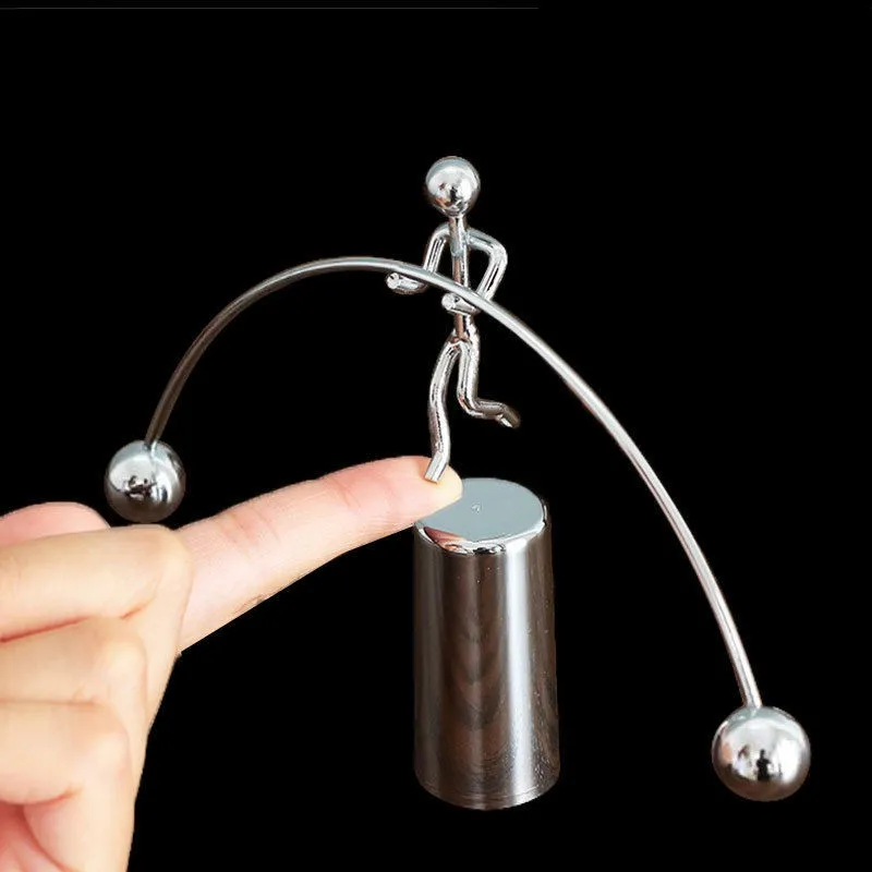 Newton Pendulum Ball Men Iron Man Cradle Creative Balance Crafts Tumbler Kids Desk Toy Metal Home Decoration Accessories Newton Pendulum Ball Men Iron Man Cradle Creative Balance Crafts Tumbler Kids Desk Toy Metal Home Decoration Accessories