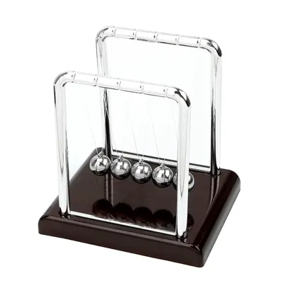 Newtons Cradle Desk Table Decor Metal Pendulum Ball Steel Balance Ball Newton Ball Physics Science Pendulum